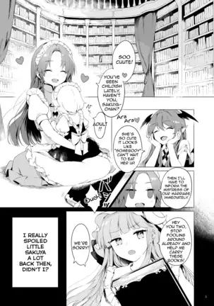 Meiling ni Kawaigarareru Sakuya-san ga Mitai Hon | A book about Sakuya getting sweet with Meiling