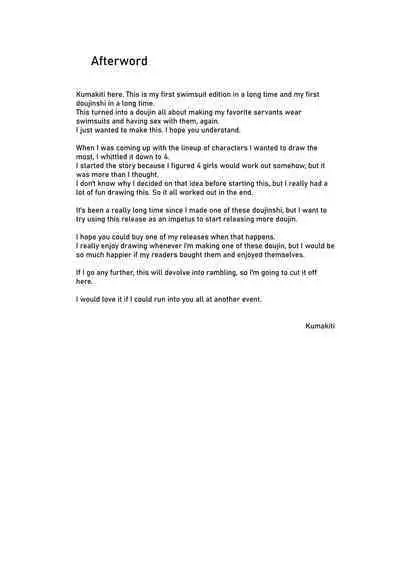 Kyouei Tokusei no Servant to 2 | Servants With The Swimsuit Trait 2