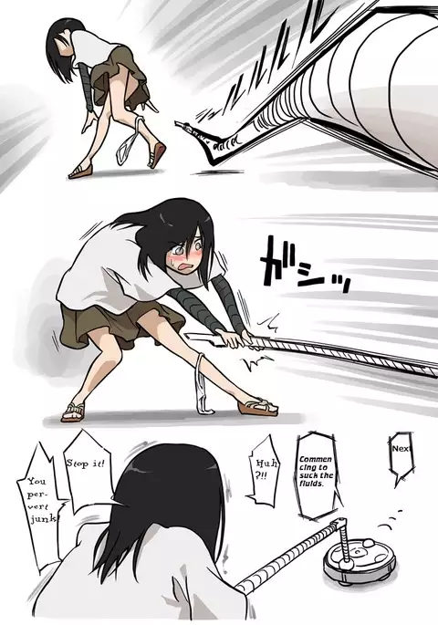 Soujiki ni Okasareta | Molested by a Vacuum Cleaner
