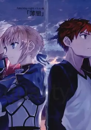 Fate/stay night イラスト集 「薄闇」