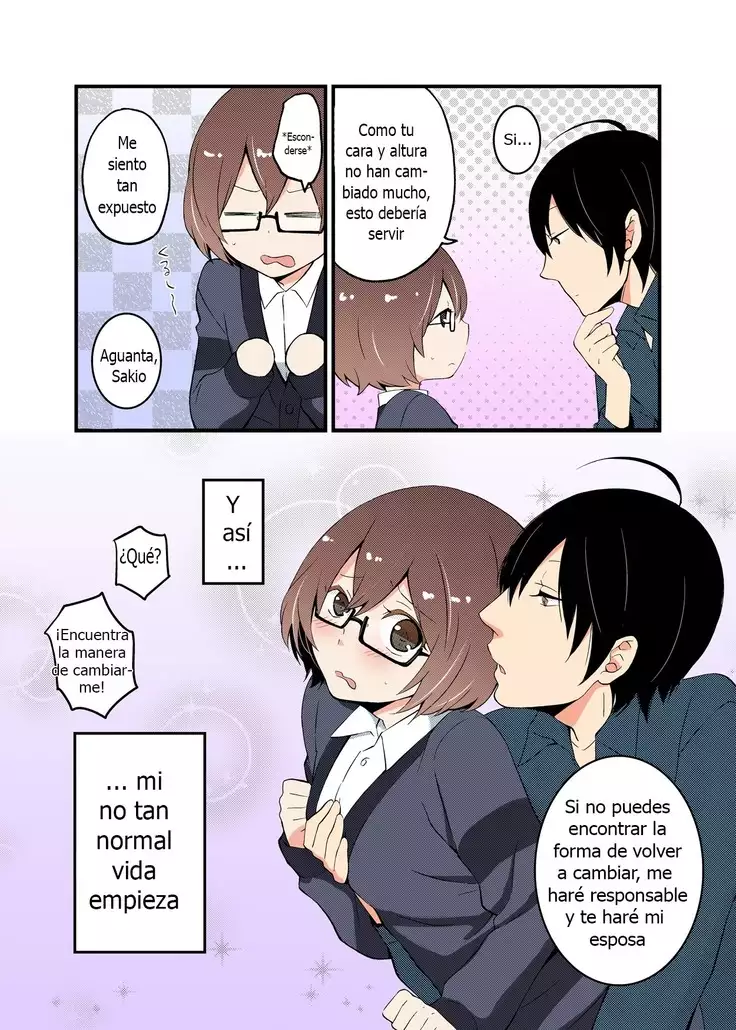 Totsuon! - Totsuzen Onnanoko Ni Natta No De, Ore No Oppai Monde Mimasen Ka - Ch 1-6.5 Español