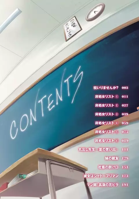 Hishoujo List - The Non-Virgin List