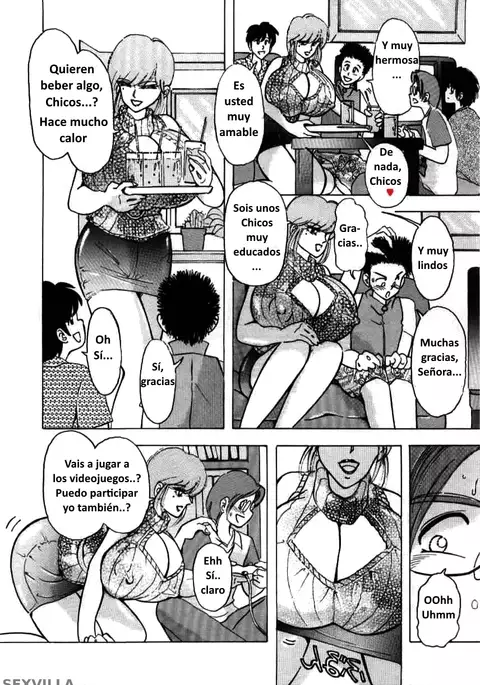 ESTRENANDO LAS NUEVAS TETAS DE MAMÁ