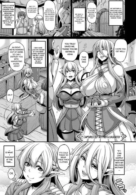 Aijyou no Injoku - - Captured Elf Mother Daughter