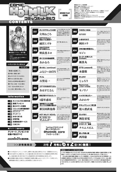 COMIC HOTMILK 2022-06