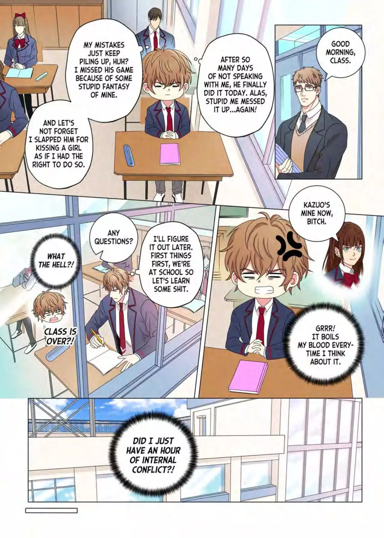 Fujoshi Trapped in a Seme's Perfect Body 3, 4