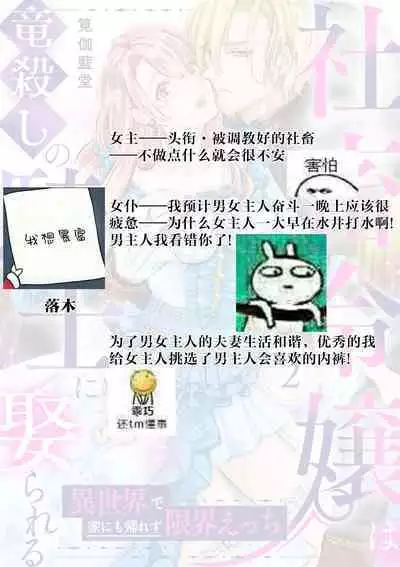 [Kakei Garandou] shachiku reijō wa ryū-goroshi no kishi ni metora reru i sekai de ie ni mo kaerezu genkai etchi | 社畜大小姐嫁给屠龙骑士 在异世界无法回家极限H 1-3 [Chinese] [莉赛特汉化组]