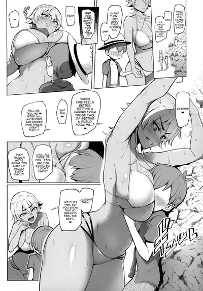 (C96) [A Gokuburi (Sian)] Odekake Shita no wa H na Gal Onee-chan-tachi to no Umi deshita | Visiting the beach with the lewd gal onee-sans [English] [Tabunne Scans]