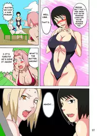 (C82) [Naruho-dou (Naruhodo)] Tsunade no In Suiyoku | Tsunade's Obscene Beach (Naruto) [English] [Colored]