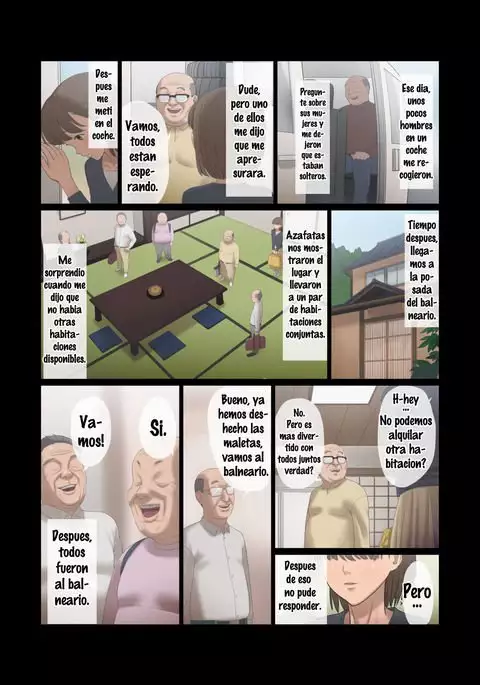 Kinjo no Ojii-san ni Onsen ni Tsureteikarete Okasareta Wakazuma