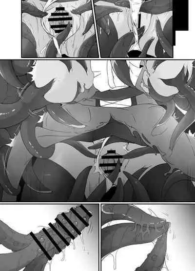 Mesugaki Mahou Shoujo wa Daikkirai na Zako Youma ni Karada o Torikomareta node Kankaku Shadan no Mahou o Tsukatte Asa made Taeru