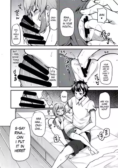 (C90) [Arysuivery (Ayakase Chiyoko, Ayakase Riberi)] Rina to Onii-chan no Ikenai Ojikan | Rina and Onii-chan's Forbidden Time [English] [The Blavatsky Project]