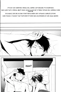 (DC RETURNS 7) [REDsparkling (Himura)] Koi wa Totsuzen Kimi no Sugata de Boku no Moto ni Maikon de Kita. | Love dropped in on me all of a sudden in the form of you (Kuroko no Basuke) [English] [lamperouge-1]