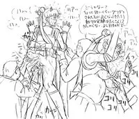 [8 no Ji Club (Hyou)] Blog Sketches - part 2 (Sailor Moon Story)