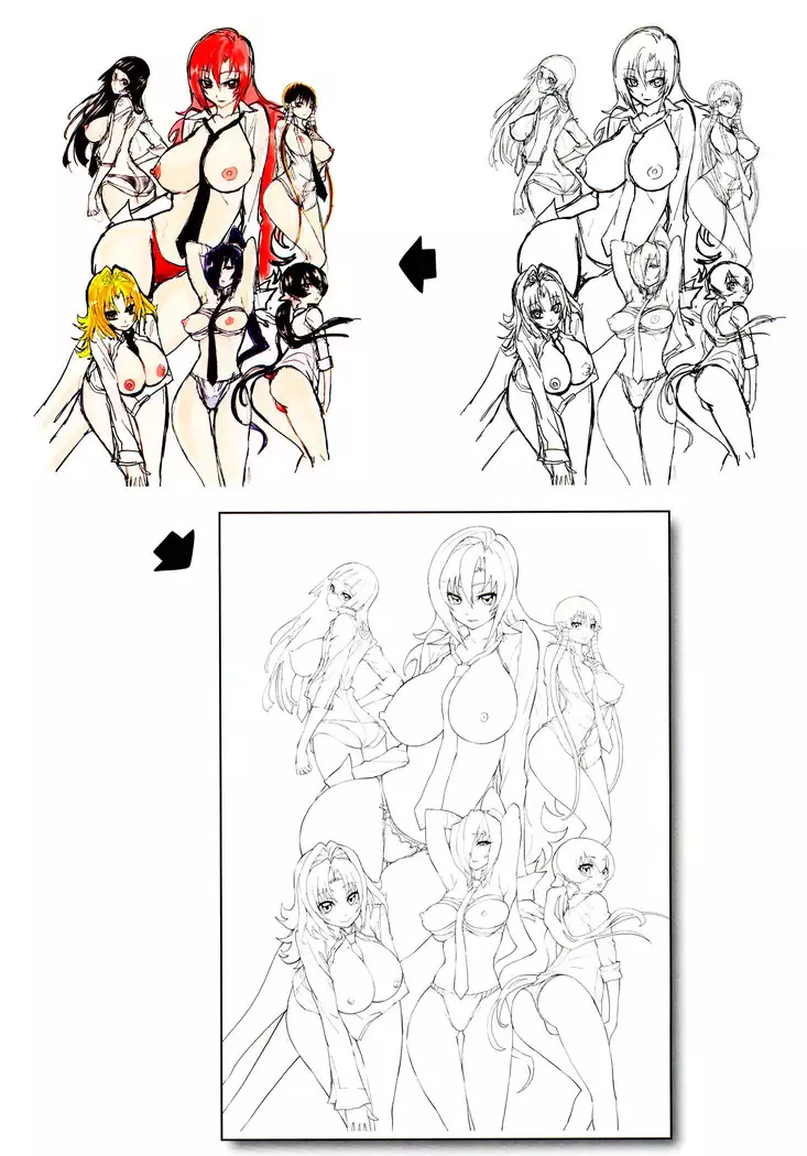 Harem Butai wa Boku o Shaburi Tsukusu - Harem unit sucks all me + Tokusei 8P Shousasshi