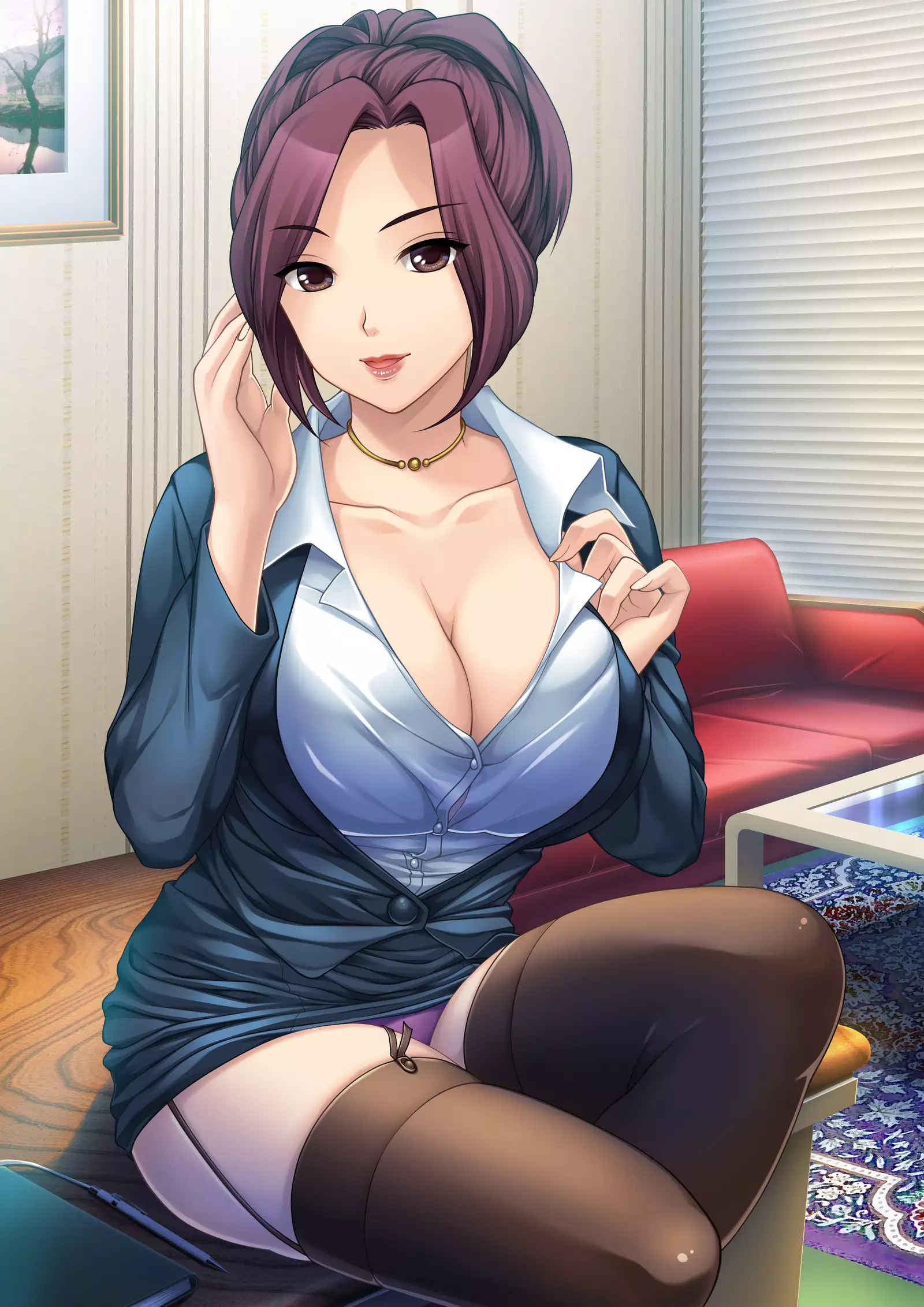 Binyuu no Bitch Hisho Kouryakuhou Oshiemasu. Hisho x Hisho = Yariman-ka Seishori Gakari Kinmu