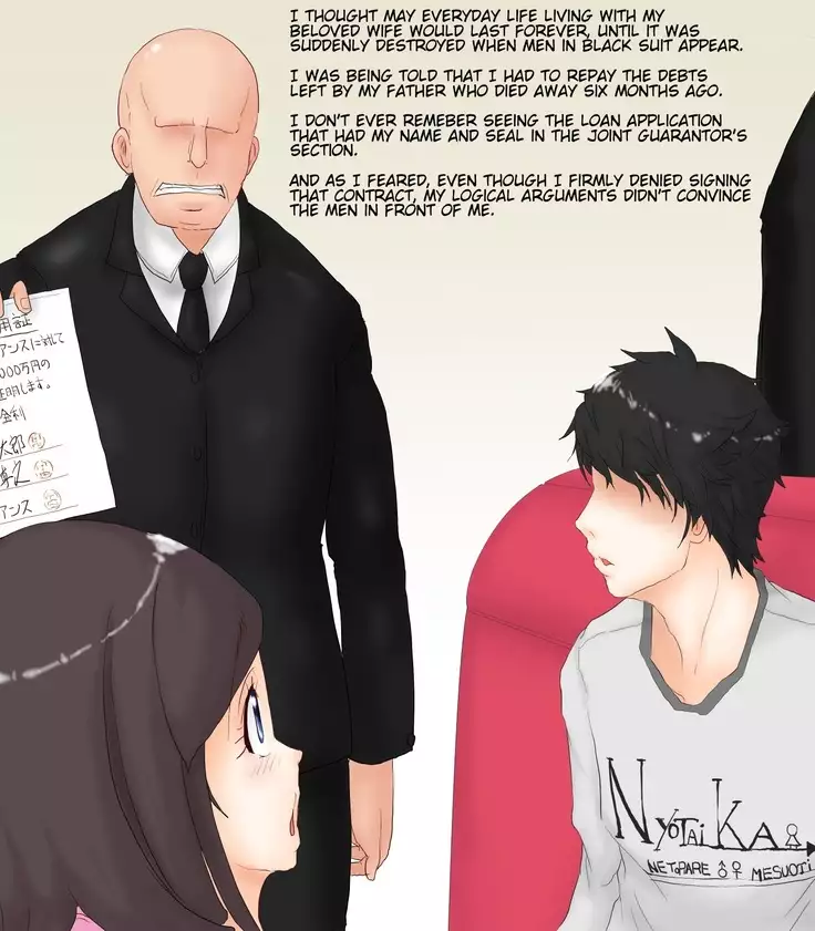 Nyotaika Netorare 8-nichikan Onna ni Kaerareta Otto wa Aisuru Tsuma no Mae de Chinpo ni Kuruu