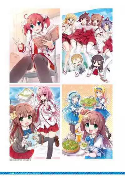 Daitoshokan no Hitsujikai Visual Fan Book Houkago Shippo Days & Dreaming Sheep Visual Fan Book