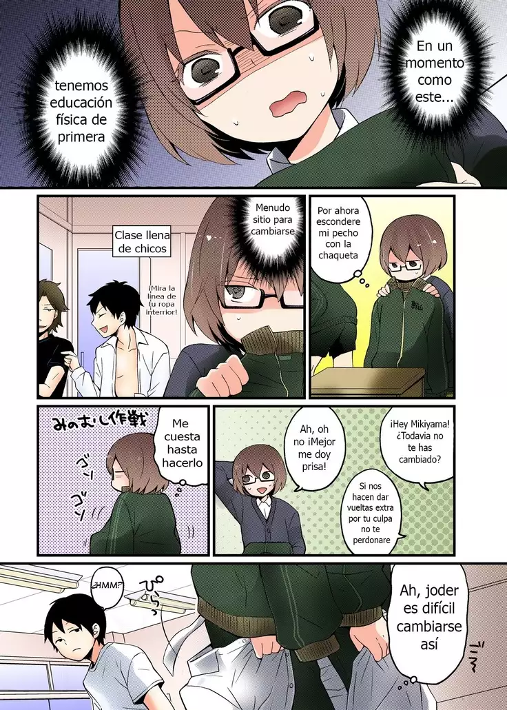 Totsuon! - Totsuzen Onnanoko Ni Natta No De, Ore No Oppai Monde Mimasen Ka - Ch 1-6.5 Español