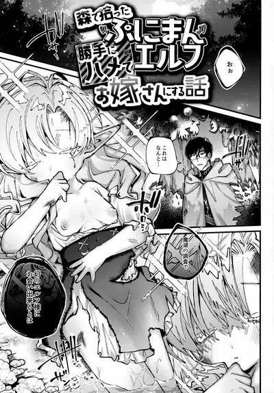 Mori de Hirotta Puniman Elf Katte ni Hamete Oyome-san ni Suru Hanashi