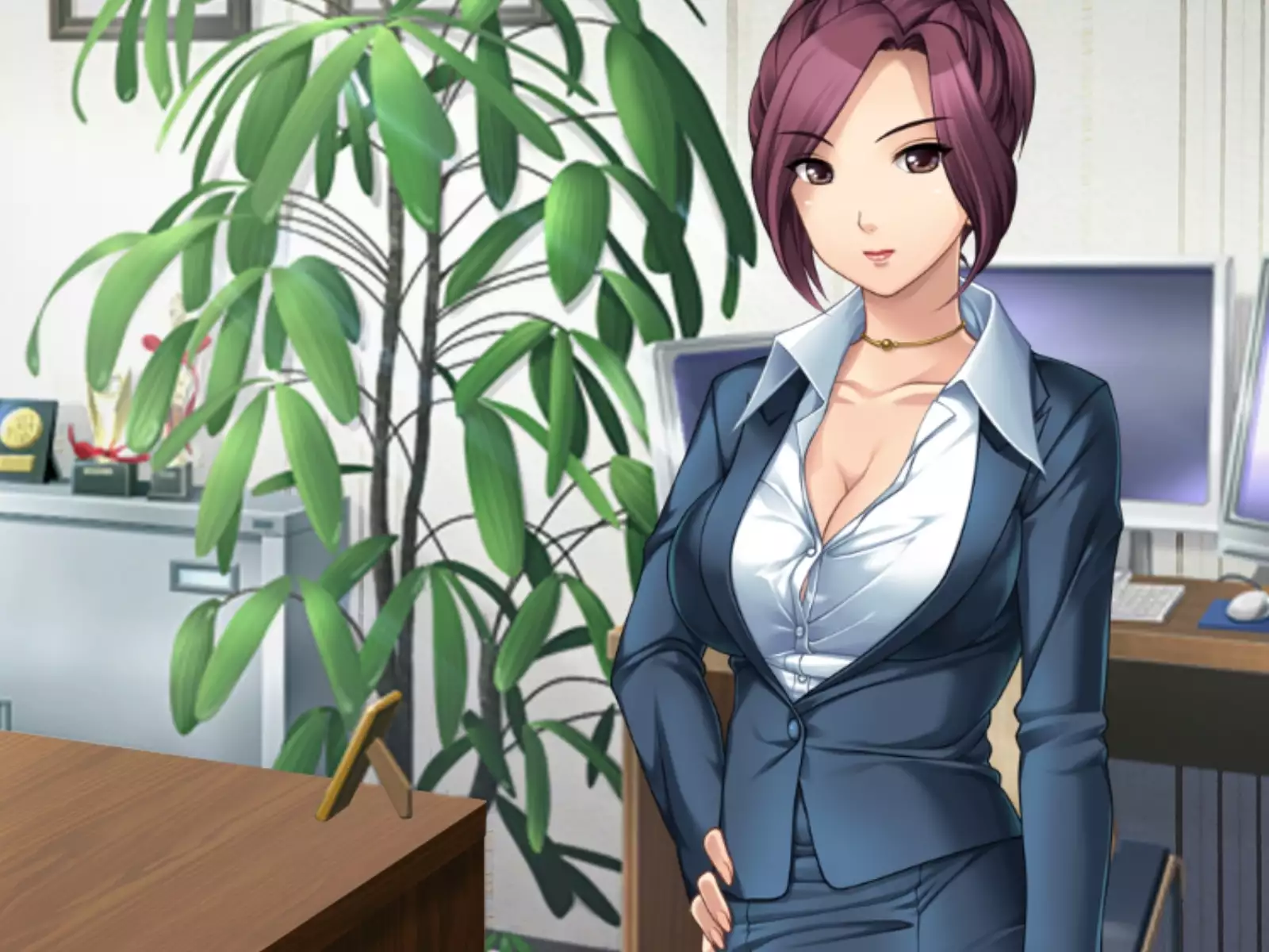 Binyuu no Bitch Hisho Kouryakuhou Oshiemasu. Hisho x Hisho = Yariman-ka Seishori Gakari Kinmu