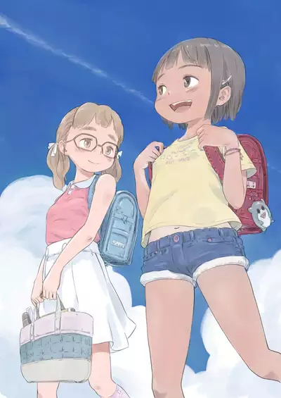 [Lithium] Natsuyasumi ni Tomari ni Kita Inaka no Meikko-tachi to Issho ni Furo ni Haitta Toki no Hanashi o Shiyou ka?