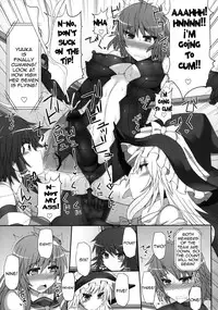 (Reitaisai 10) [Stapspats (Hisui)] Gensoukyou Futanari Cock Wrestling 2 - Reimu & Marisa VS Yuuka & Sanae (Touhou Project) [English] {doujin-moe.us}