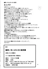 (C77) [Dekitate Amaguri (Rikka)] Samui Fuyu ni Pokapoka Ryokucha (Touhou Project)