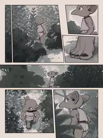 Different language futanari ♀ x goblin ♂