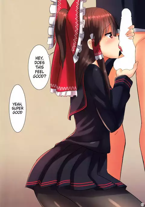 JK Reimu to Kyoushitsu H ~Moshi Hakurei Reimu ga, Tsundere de Hinnyuu na Osananajimi Dattara {Hennojin}