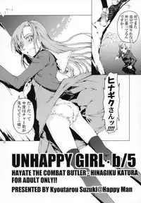 (SC35) [Happy Man (Suzuki Kyoutarou)] Unhappy Girl b/5 (Hayate no Gotoku! [Hayate the Combat Butler!])