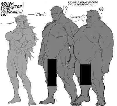 Yuugi Nee-san to Orc ga Kunzu Hoguretsu 2 | Yuugi Locked In A Grapple With An Orc 2