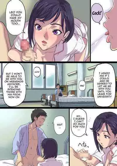 [Papuka (Shibire Hitsuji)] Zoku Tonari no Bed de Netorareru Kangoshi Jukubo / The MILF Nurse Cuckolded Gets Taken Away In The Bed Next To Mine - Continuation [English] {Doujins.com}