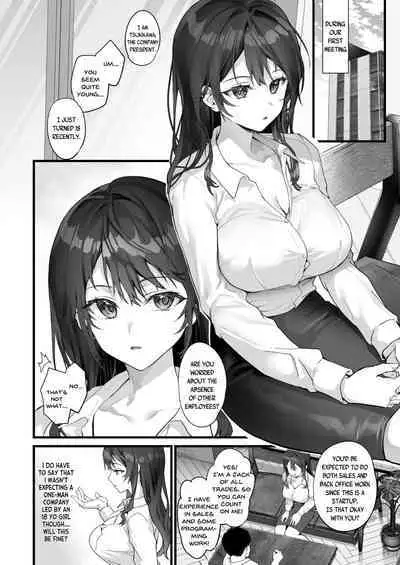 JK Chuutai Tsuyogari Shachou ga Buka no Fusei ni Make Midara ni Koshi o Furi Netoru made