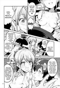(C92) [Circle-FIORE (Ekakibit)] Jinno Megumi to NeCafe no Couple Seat de Ichaicha suru Hon | Making Out With Jinno Megumi On A Couple Seat Of The NeCafe (Eromanga Sensei) [English] {Doujins.com}
