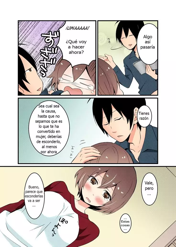 Totsuon! - Totsuzen Onnanoko Ni Natta No De, Ore No Oppai Monde Mimasen Ka - Ch 1-6.5 Español