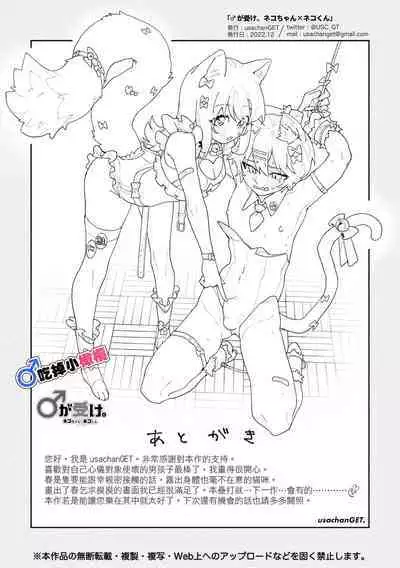 [UsachanGET]♂ ga uke. Neko-chan × neko-kun | 兩隻小貓咪[中文] [橄榄汉化组]