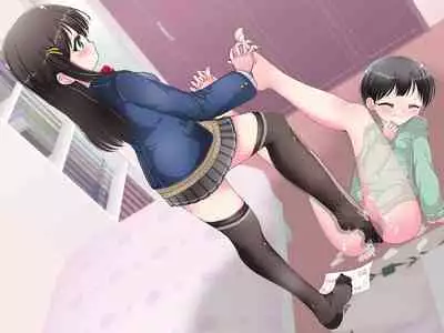 [Oneashi] Ashi de sa reru no hazukashīkedo… o nēchan ni fuma retai