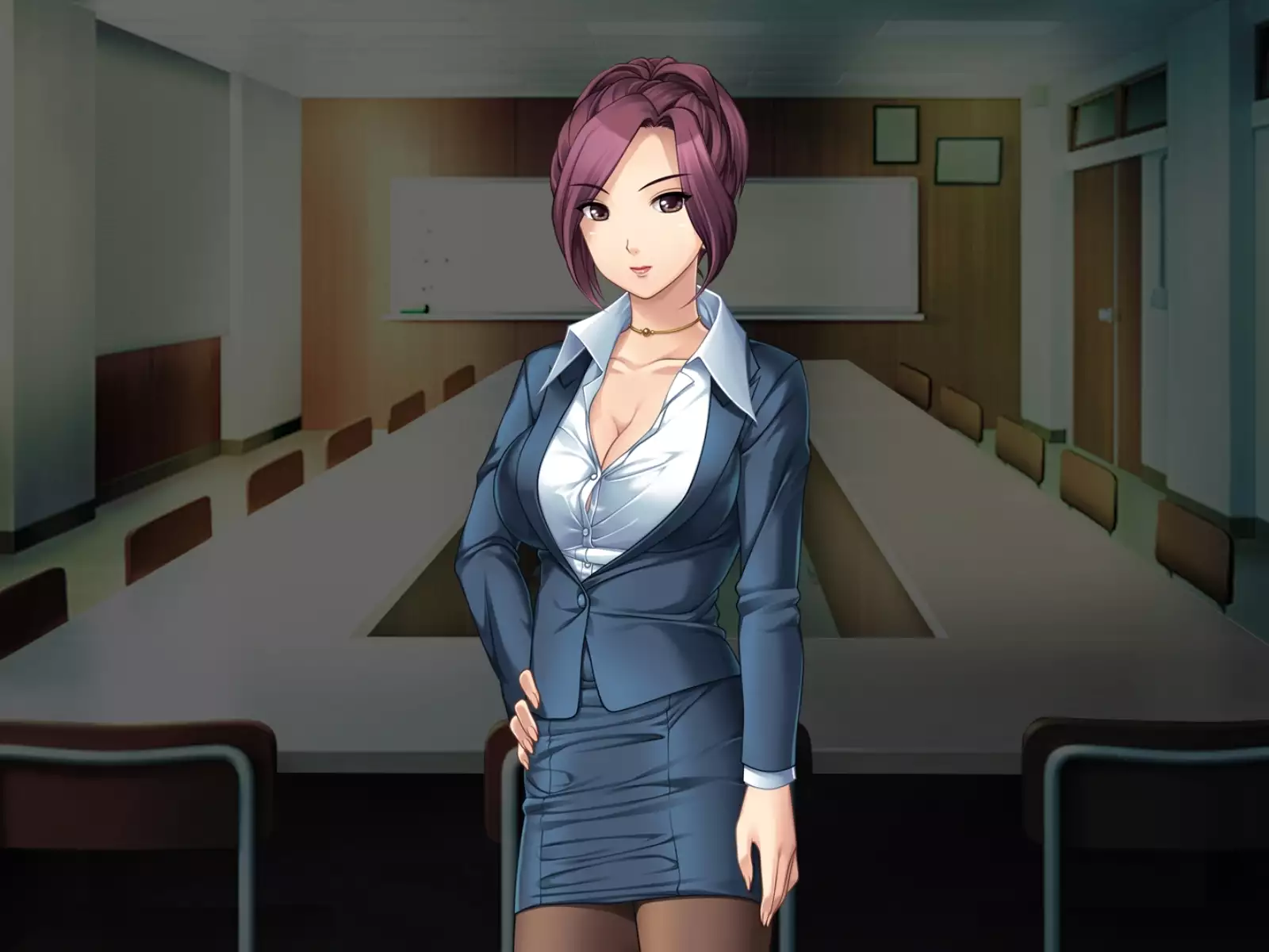 Binyuu no Bitch Hisho Kouryakuhou Oshiemasu. Hisho x Hisho = Yariman-ka Seishori Gakari Kinmu