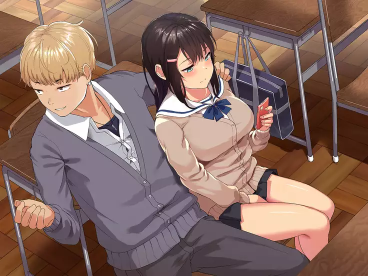 Aitsu ga Siranai kanojo no xxx ~ saenai boku ga rea-juu no kanojo wo netotte nakadashi~