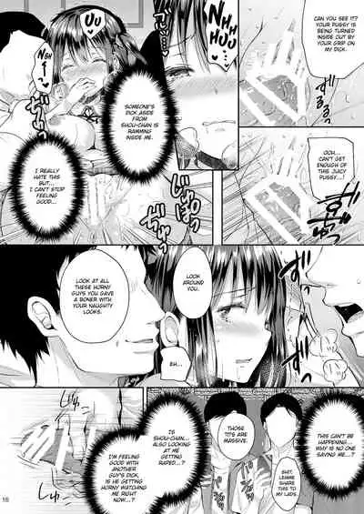 (COMIC1☆15) [Sugar*Berry*Syrup (Crowe)] Chijoku no Chikan Densha 4 ~ Kareshi ni Segamare Chikan Densha ni Notta Shoujo | ~Shameless Train Molester 4 ~The Girl Begged By Her Boyfriend To Ride The Molester Train~ [English] [obsoletezero]