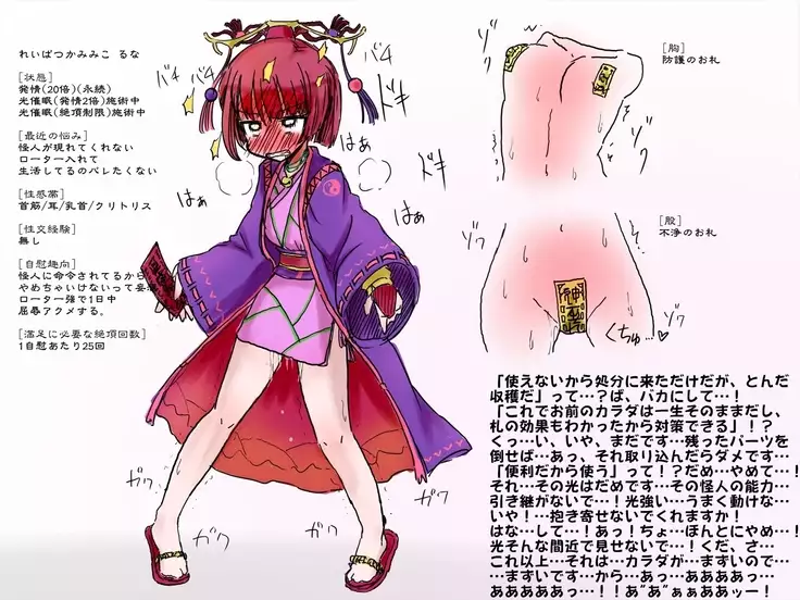 Kami Mikoru na no Kyōsei Hatsujō Haiboku ~ Kutsujoku no Inwai Shokei ~