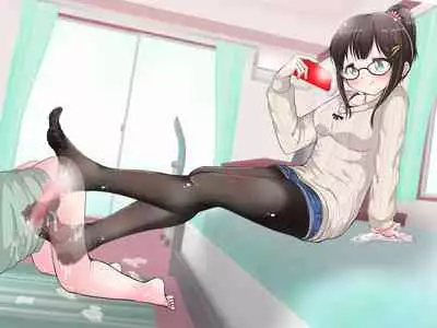 [Oneashi] Ashi de sa reru no hazukashīkedo… o nēchan ni fuma retai